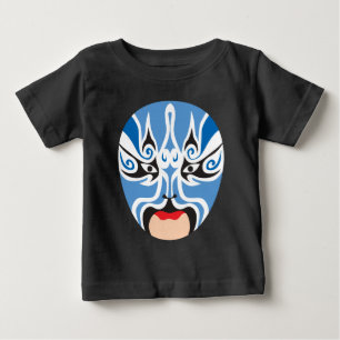Chinese Opera Mask from the Mascarata™ Collection Baby T-Shirt