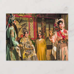 Chinese opera postcard