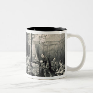 Chinese Opium Smokers, from 'China in a Series of Two-Tone Coffee Mug