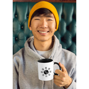 chinese organ clock meridians acupuncture elements Two-Tone coffee mug