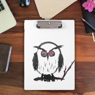 Chinese Owl Clipboard