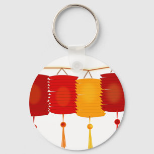 Chinese Paper Lanterns Keychain