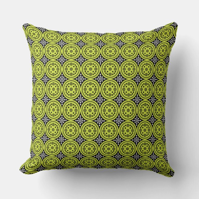 chinese pattern Design 50 Throw Pillow (Front)