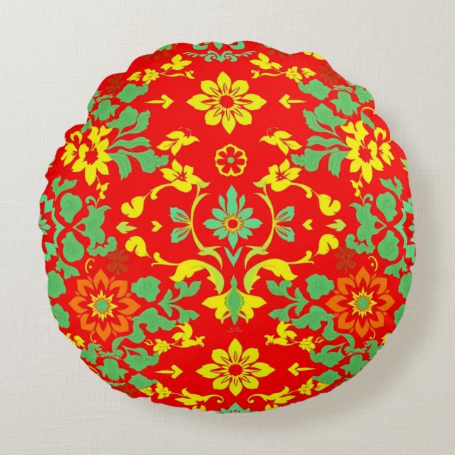 chinese pattern pillow (Front)