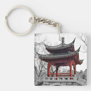 Chinese Pavilion Keychain