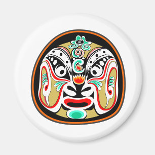 Chinese Peking opera mask version 2 Magnet