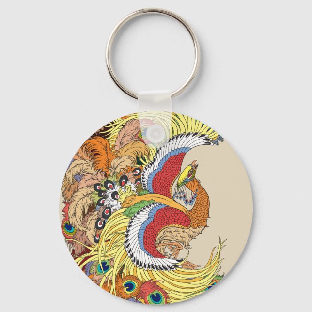 chinese phoenix keychain (Front)