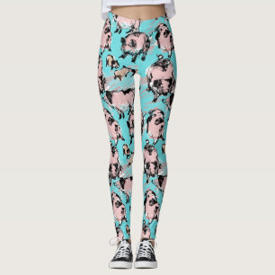 Chinese Pig Year 2019 Original drawing B Leggings