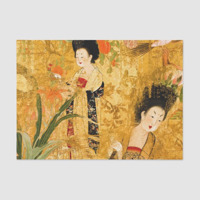 Chinese princesses 10lb Tissue Paper (Front)