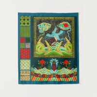 Chinese Rank Badge and Motifs Collage