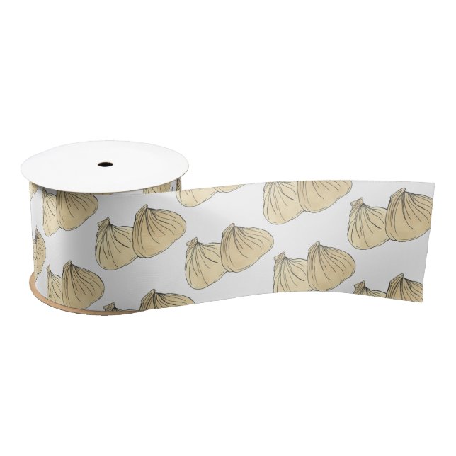 Chinese Restaurant Takeout Food Shumai Dumplings Satin Ribbon (Spool)