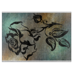 Chinese Rose Cutting Board