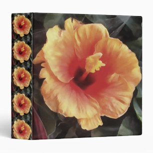 Chinese Rose Flower Artistic Floral Bloom Binder