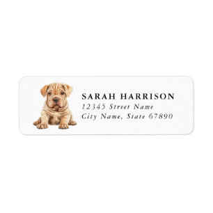 Chinese Shar Pei Address Labels