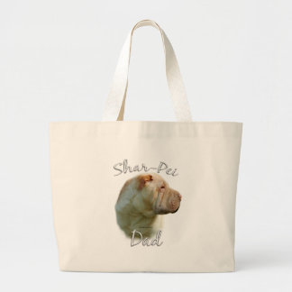 Chinese Shar-Pei Dad 2 Large Tote Bag