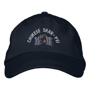 Chinese Shar-Pei Dog Mom Embroidered Hat