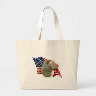 Chinese Shar-Pei Flag Large Tote Bag
