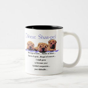 Chinese Shar-pei Gifts Two-Tone Coffee Mug