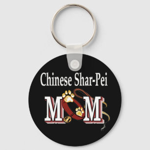 Chinese Shar-pei Mom Gifts Keychain