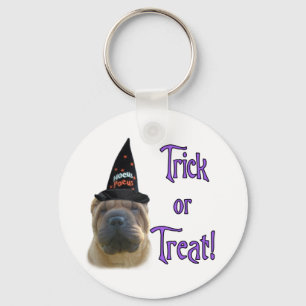 Chinese Shar-Pei Trick Keychain