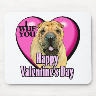 Chinese Shar-pei Valentines Day Mouse Pad