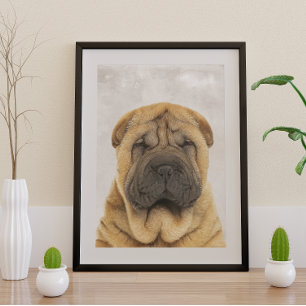 Chinese Sharpei Poster