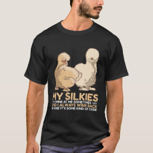 Chinese Silk Animal Silkie Chicken Silky T-Shirt