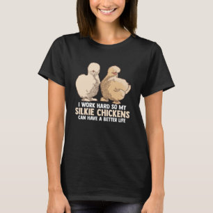 Chinese Silk Silkie Chicken Farmer Animal Pullover