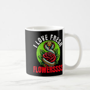 Chinese Snake Lunar New Year 2025 I Love Fresh Flo Coffee Mug