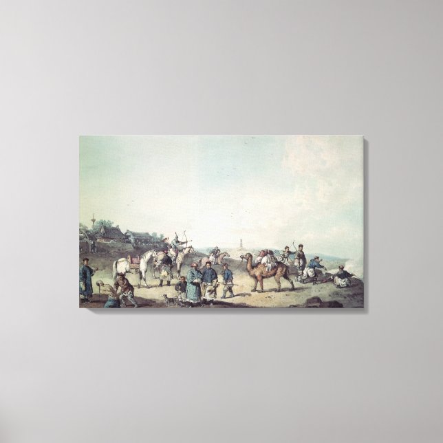 Chinese soldiers canvas print (Front)