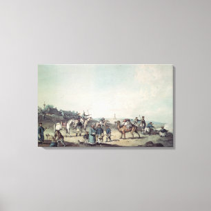Chinese soldiers canvas print