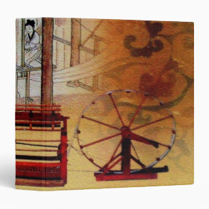 Chinese Spinning Wheel Avery Binder