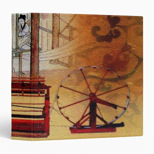 Chinese Spinning Wheel Avery Binder (Front/Spine)