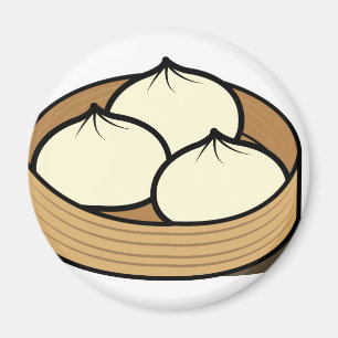 Chinese Steamed Buns Magnet