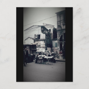 Chinese Street Scene Postcard