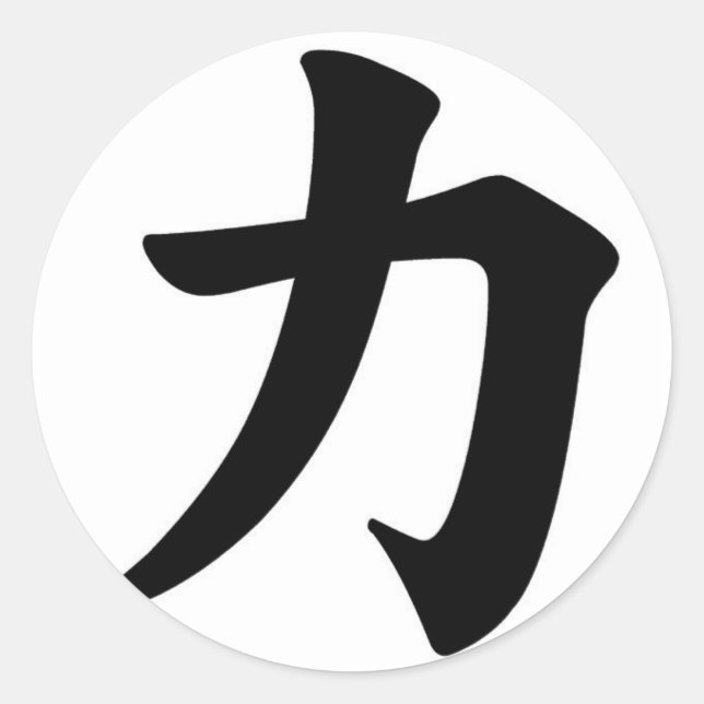 Chinese Strength Sticker (Front)