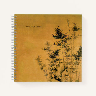 Chinese Style Bamboo Harmony Spiral Notebook