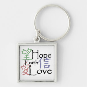 'Chinese symbols'  keychain