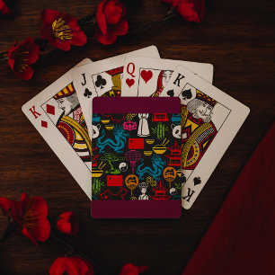 Chinese Symbols Playing Cards