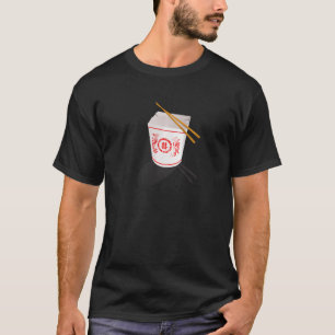 Chinese Take Out Food Box With ChopSticks  T-Shirt