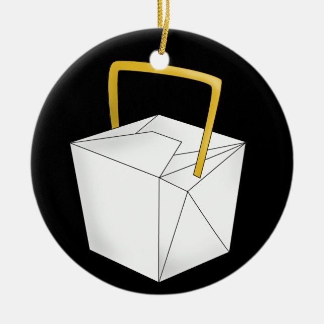 Chinese Take Out - SRF Ceramic Ornament (Front)