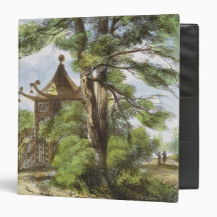 Chinese Temple, Kew Gardens, plate 13 from 'Kew Ga Binder