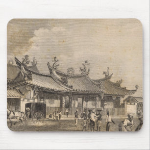 Chinese Temple, Singapore Mouse Pad