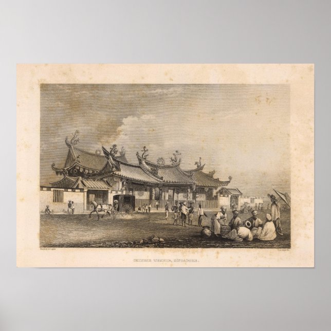 Chinese Temple, Singapore Poster (Front)