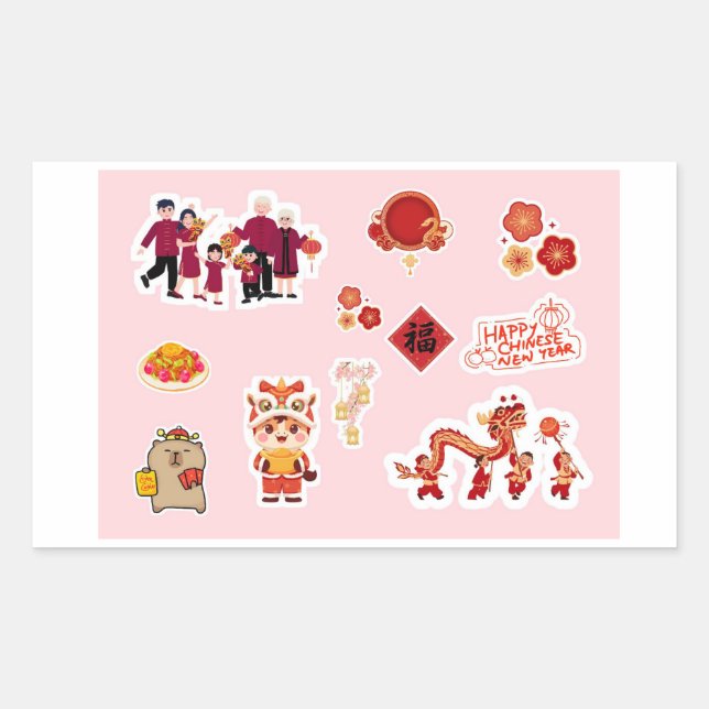 Chinese Theme Digital Stickers | Country Edition (Front)