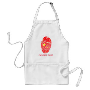 Chinese touch fingerprint flag standard apron