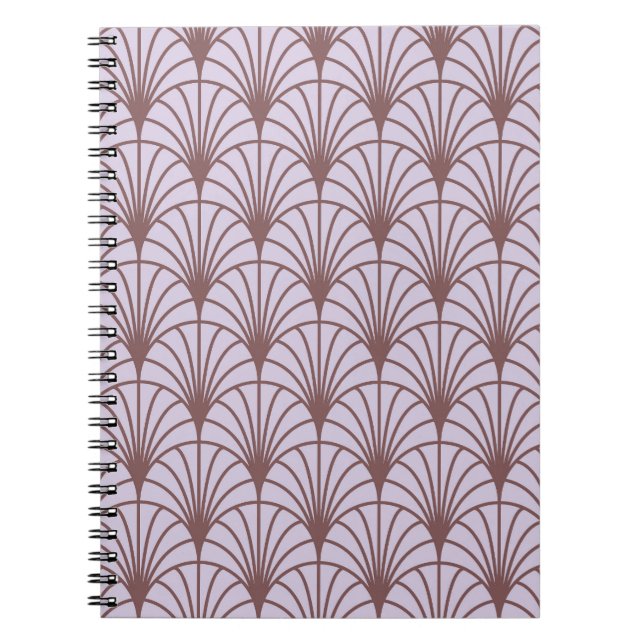 Chinese Traditional: Retro Pattern Background. Notebook (Front)