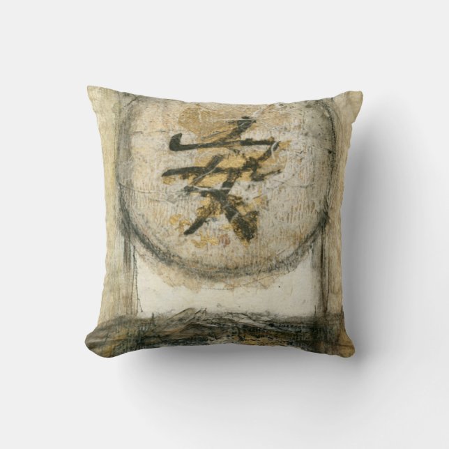 Chinese Tranquillity Painting by Mauro Throw Pillow (Front)