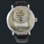 Chinese Tranquillity Painting by Mauro Watch<br><div class="desc">This painting by the artist Mauro showcases a Chinese character enclosed in a circle. The word tranquillity is written at the bottom of the piece. Give this print as a gift to anyone who needs a little tranquillity in their lives!</div>