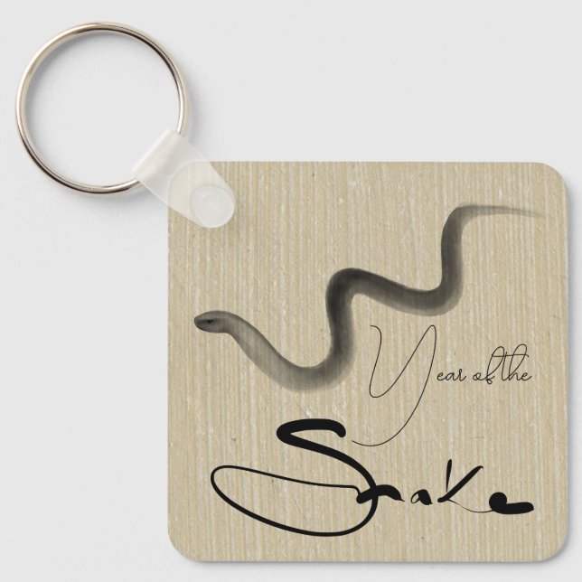 Chinese Vietnamese original Snake Year Monogram K Keychain (Front)